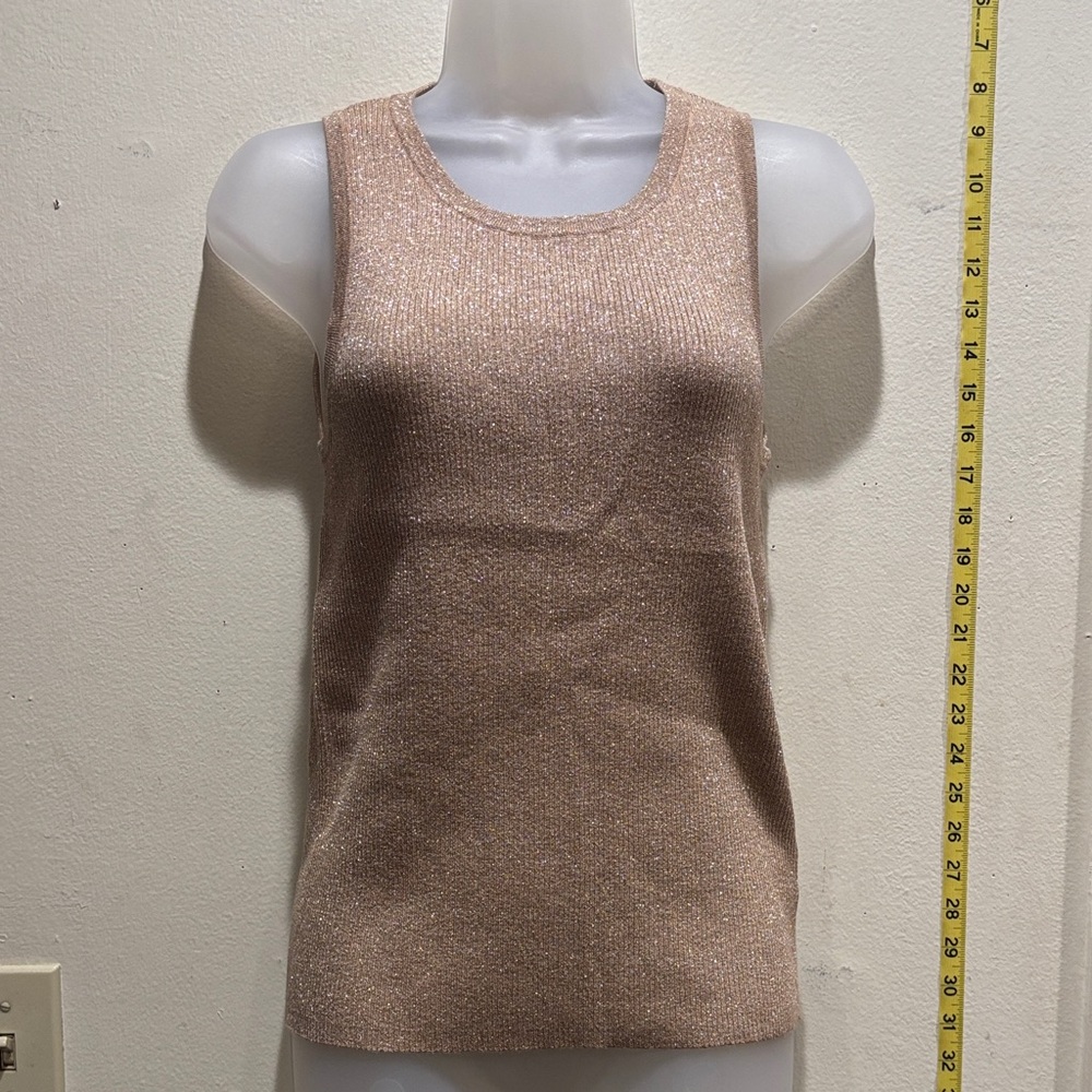 Lilly Pulitzer Shimmering Tan Tank Top